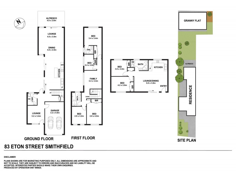 83C Eton Street, Smithfield NSW 2164 Floorplan