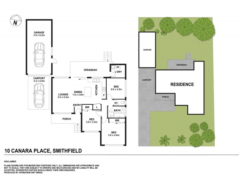 10 Canara Place, Smithfield NSW 2164 Floorplan