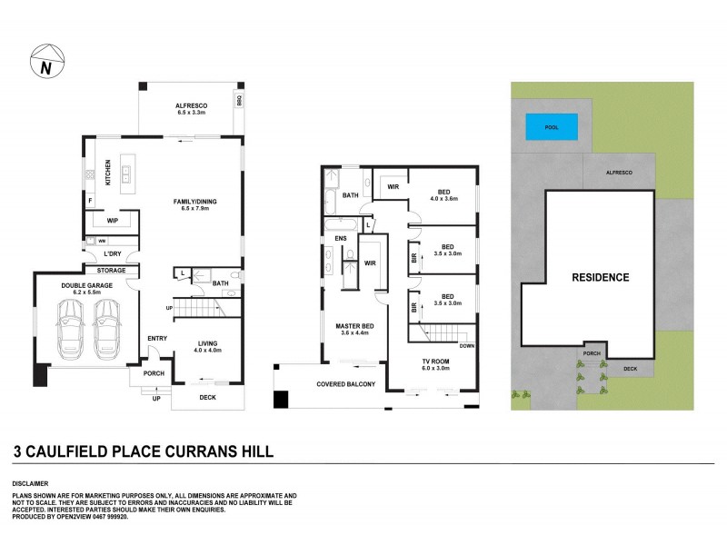 3 Caulfield Close, Currans Hill NSW 2567 Floorplan