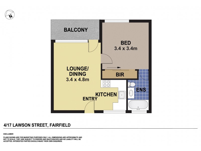 4/17 Lawson Street, Fairfield NSW 2165 Floorplan