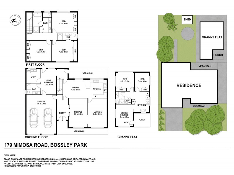 179 Mimosa Road, Bossley Park NSW 2176 Floorplan