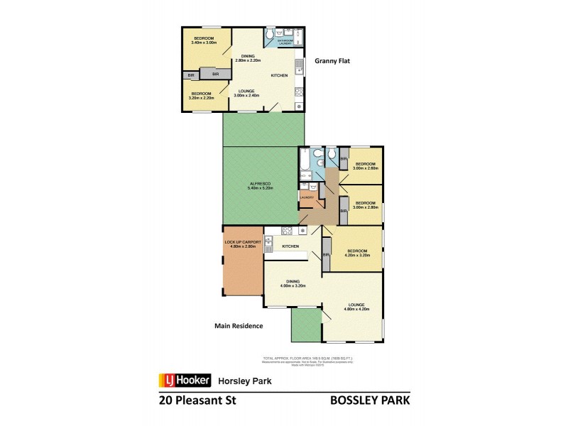 20 Pleasant Street, Bossley Park NSW 2176 Floorplan