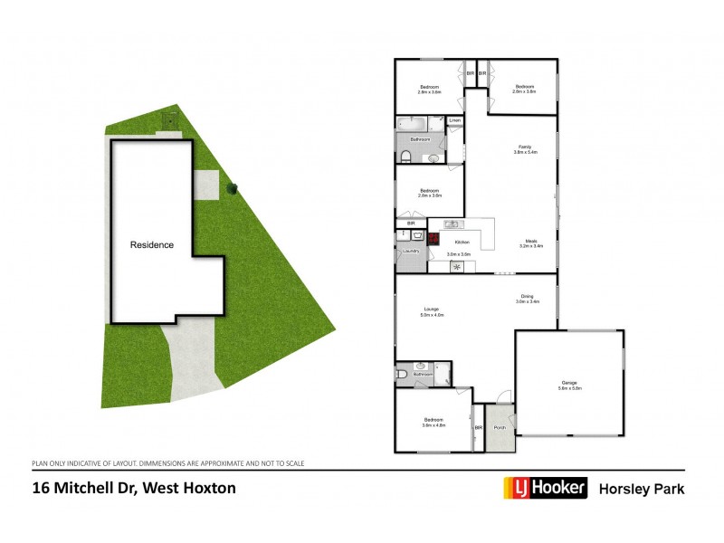 16 Mitchell Drive, West Hoxton NSW 2171 Floorplan
