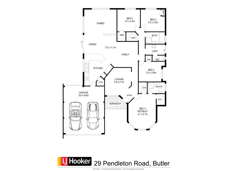 29 Pendleton Crescent, Butler WA 6036 Floorplan