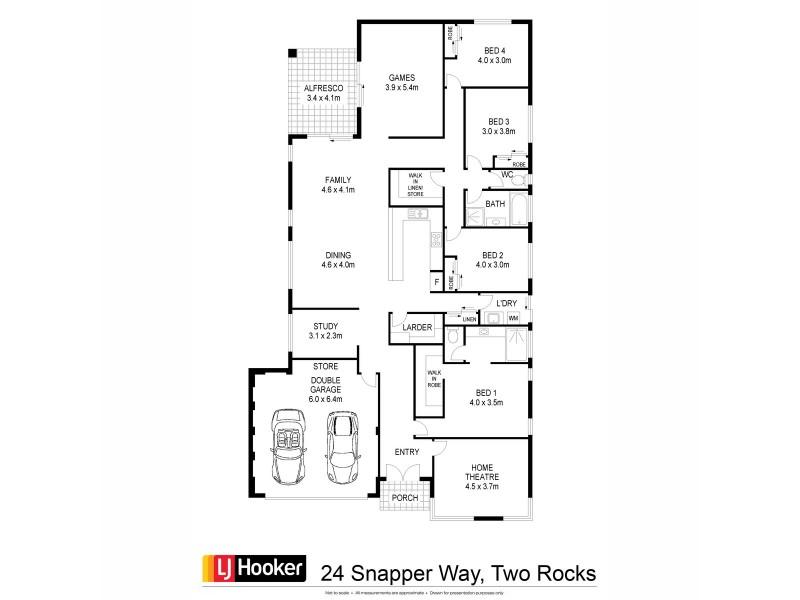 24 Snapper Way, Two Rocks WA 6037 Floorplan