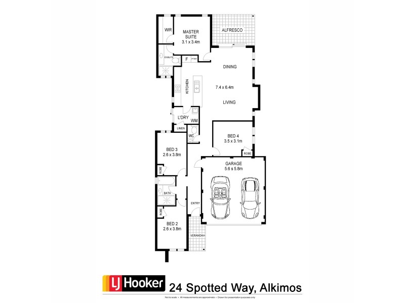 24 Spotted Way, Alkimos WA 6038 Floorplan