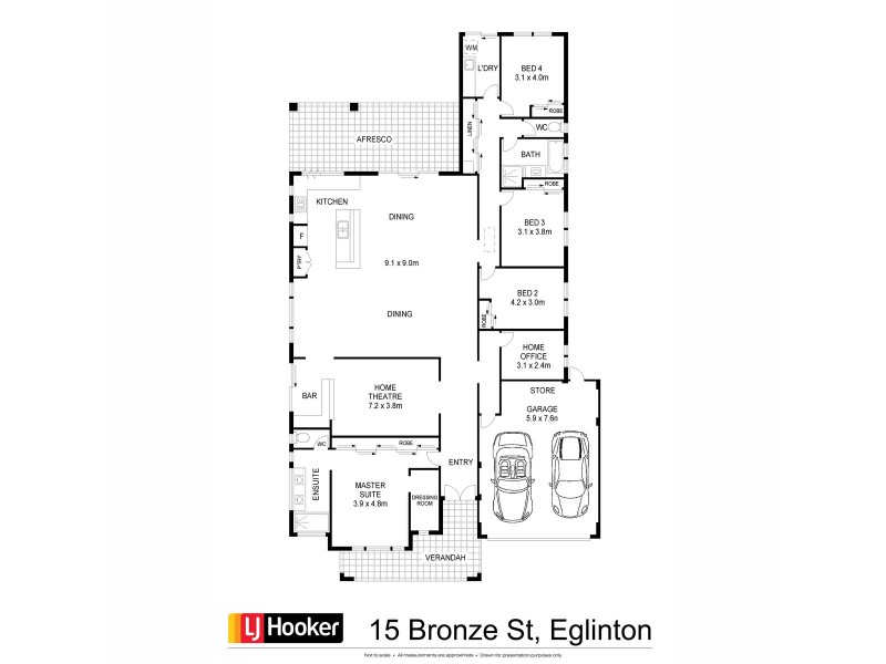 15 Bronze Street, Eglinton WA 6034 Floorplan