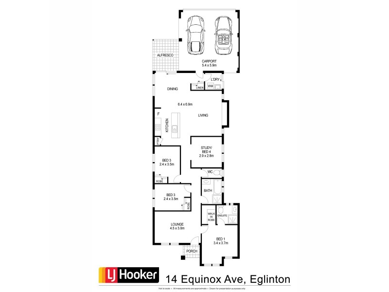 14 Equinox Avenue, Eglinton WA 6034 Floorplan