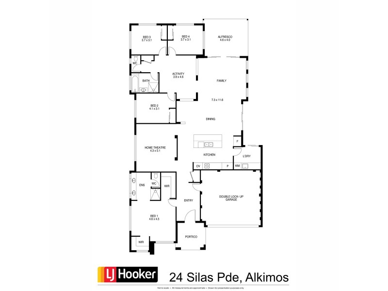 24 Silas Parade, Alkimos WA 6038 Floorplan