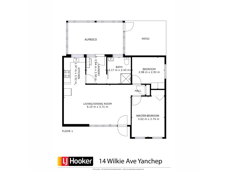 14 Wilkie Avenue, Yanchep WA 6035 Floorplan