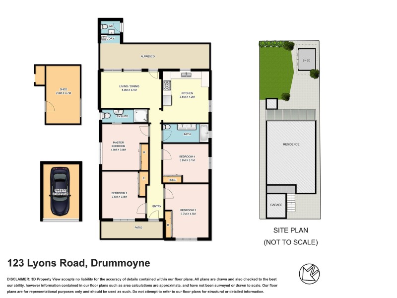 123 Lyons Road, Drummoyne NSW 2047 Floorplan
