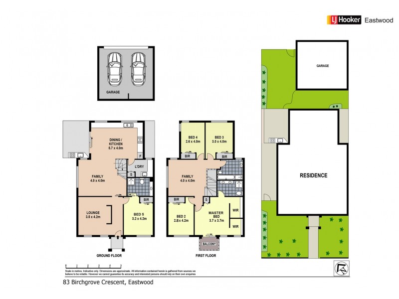 83 Birchgrove Cre, Eastwood NSW 2122 Floorplan