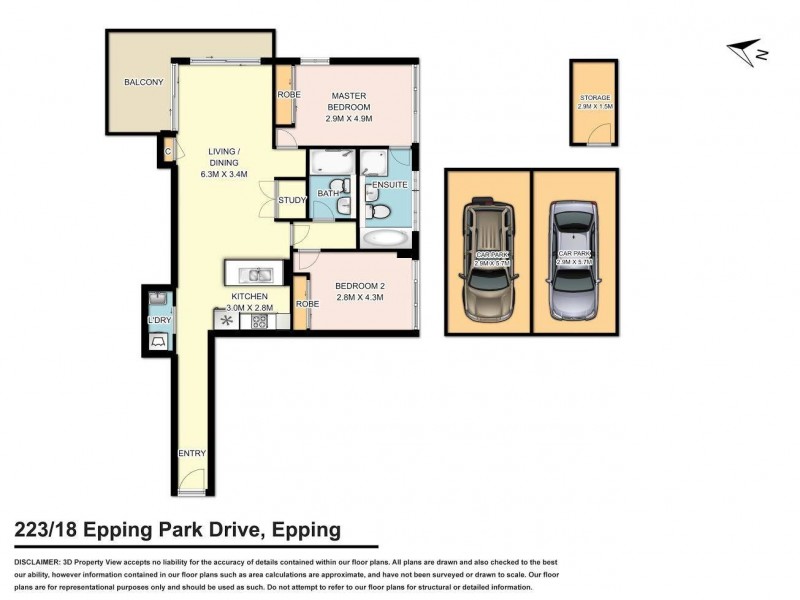 223/18 Epping Park Drive, Epping NSW 2121 Floorplan