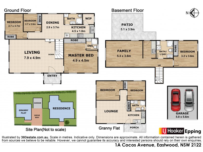 1A Cocos Avenue, Eastwood NSW 2122 Floorplan