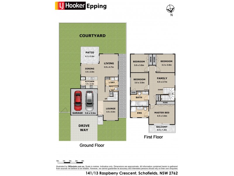 141/13 Raspberry Crescent, Schofields NSW 2762 Floorplan