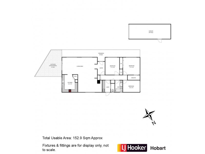 4 Robin Court, Lindisfarne TAS 7015 Floorplan