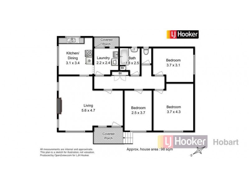 36 Coobar Road, Risdon Vale TAS 7016 Floorplan