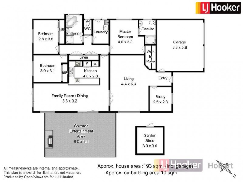 2 Iris Court, Kingston TAS 7050 Floorplan