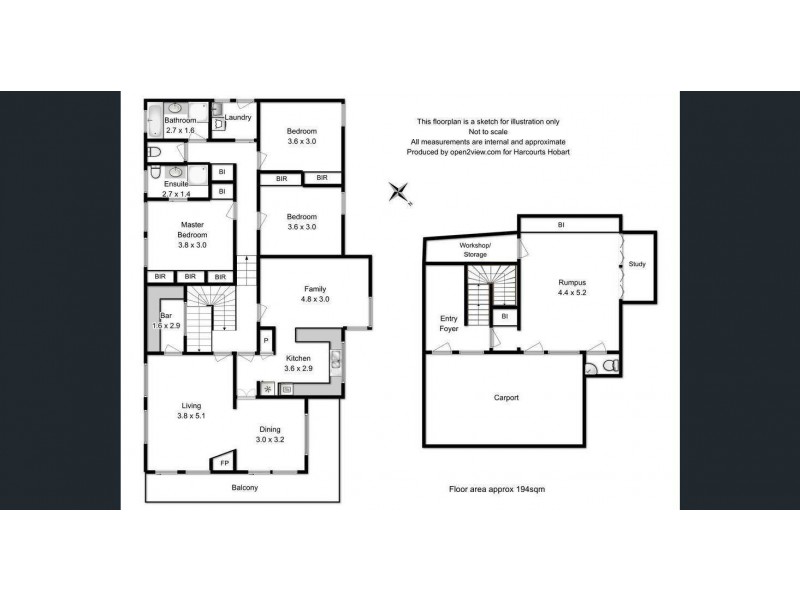 446 Churchill Avenue, Sandy Bay TAS 7005 Floorplan