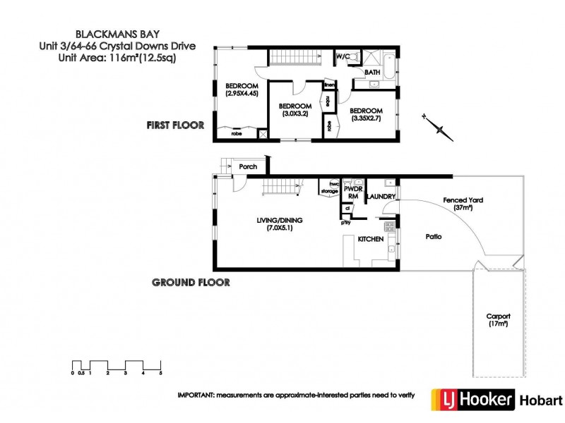 3/64-66 Crystal Downs Drive, Blackmans Bay TAS 7052 Floorplan
