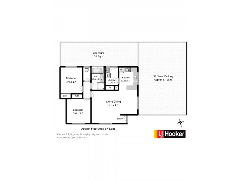 2/77 Giblin Street, Lenah Valley TAS 7008 Floorplan