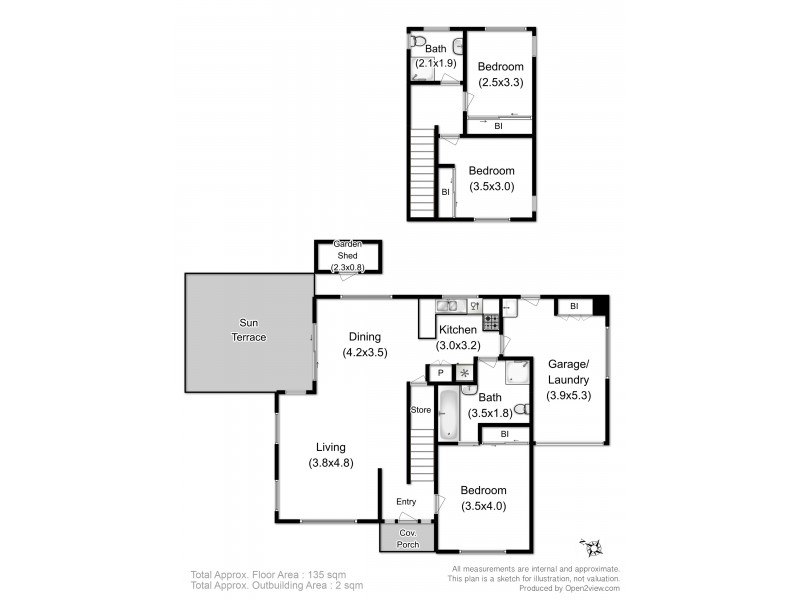 2/301 Main Road, Austins Ferry TAS 7011 Floorplan