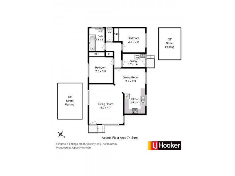 Unit 1/3 Aquila Street, Glenorchy TAS 7010 Floorplan