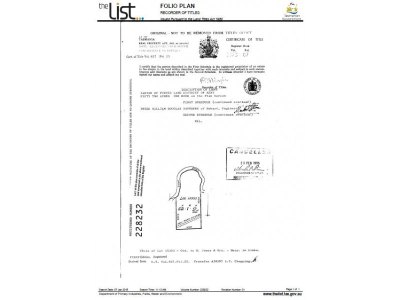 Lune River Road, Lune River TAS 7109 Floorplan