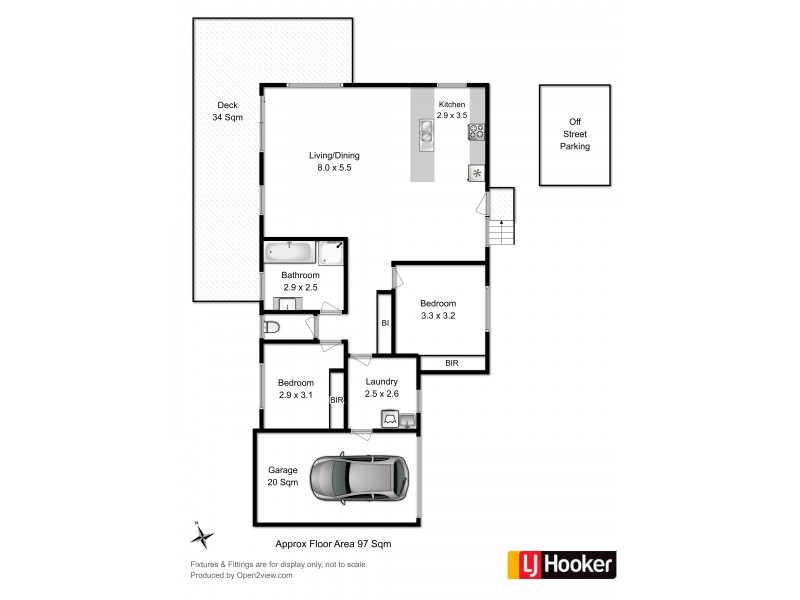 2/10 Glenfern Street, Howrah TAS 7018 Floorplan