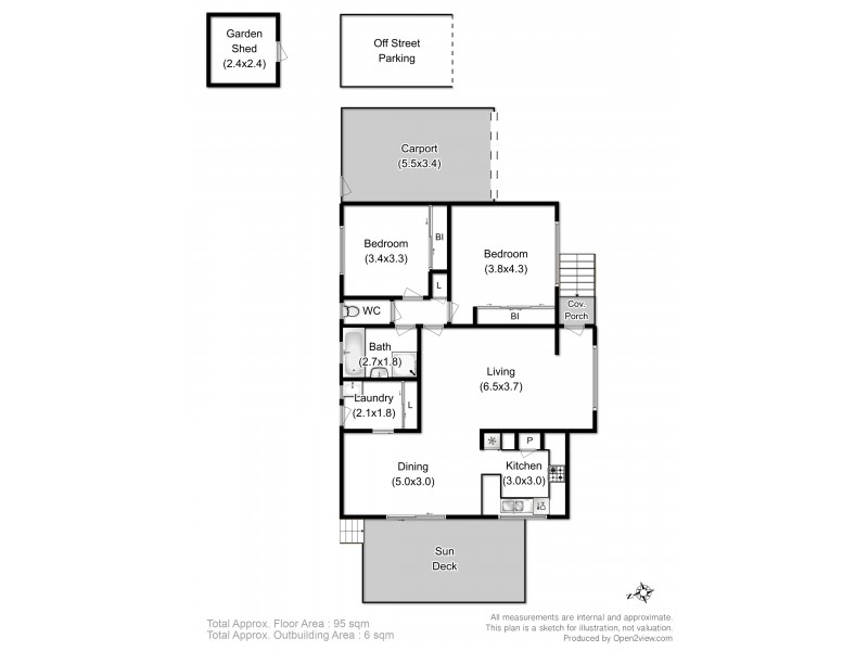 2/69 Churinga Waters Drive, Old Beach TAS 7017 Floorplan