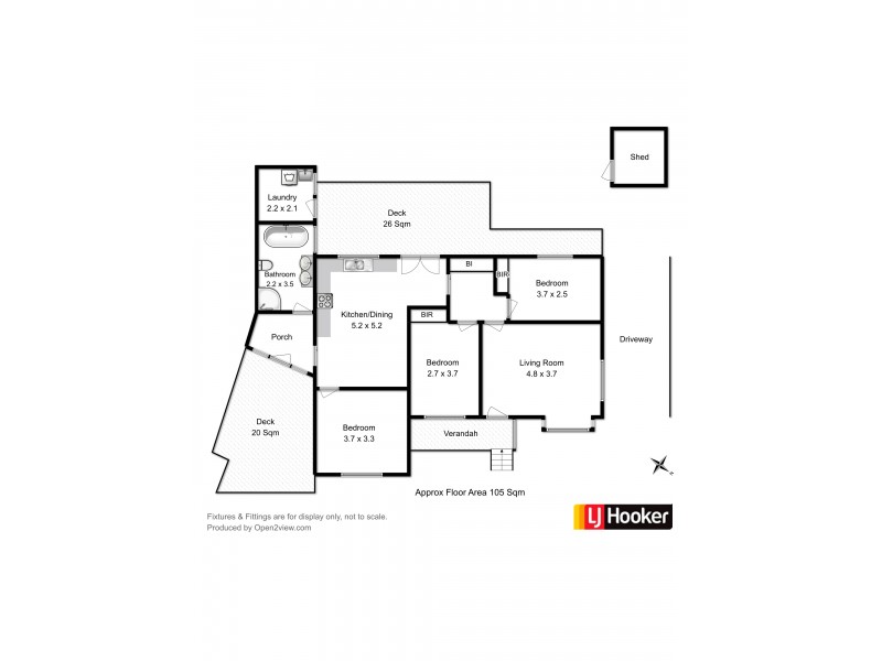 4 Hugos Lane, West Hobart TAS 7000 Floorplan