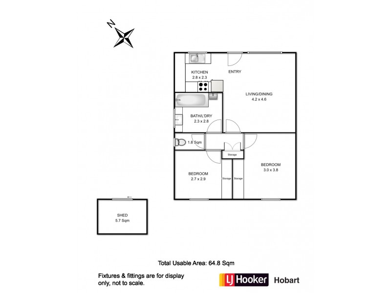 1/10 Sunlea Place, Glenorchy TAS 7010 Floorplan