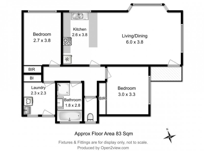 1/15 Laguna Place, Derwent Park TAS 7009 Floorplan