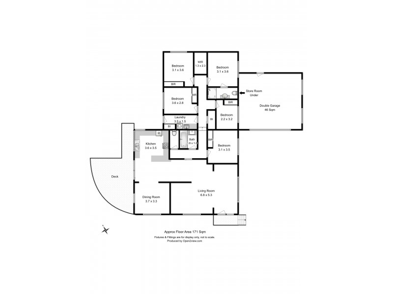 1 Myuna Road, Blackmans Bay TAS 7052 Floorplan
