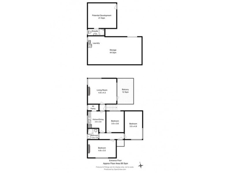 57 Cascade Road, South Hobart TAS 7004 Floorplan