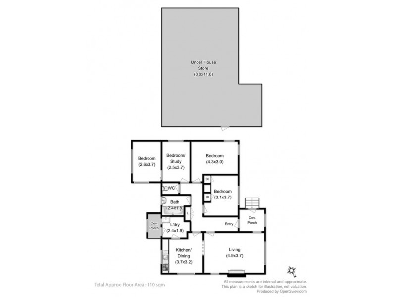 58 Hillborough Road, South Hobart TAS 7004 Floorplan