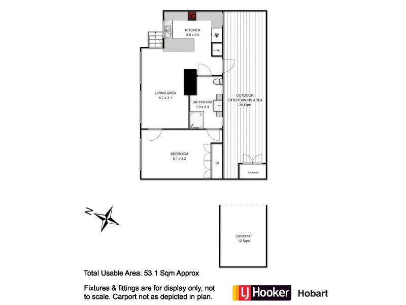 3/3 Watkins Avenue, West Hobart TAS 7000 Floorplan