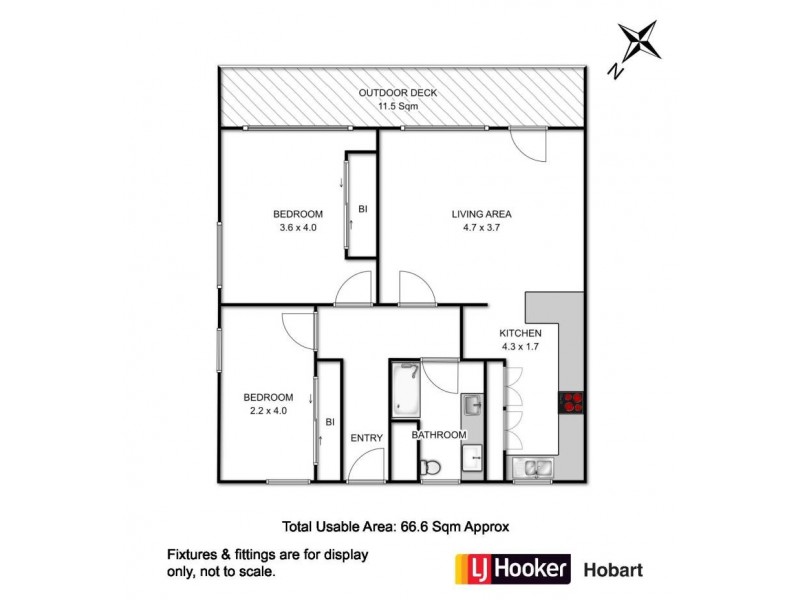 8/4 Jersey Street, Sandy Bay TAS 7005 Floorplan