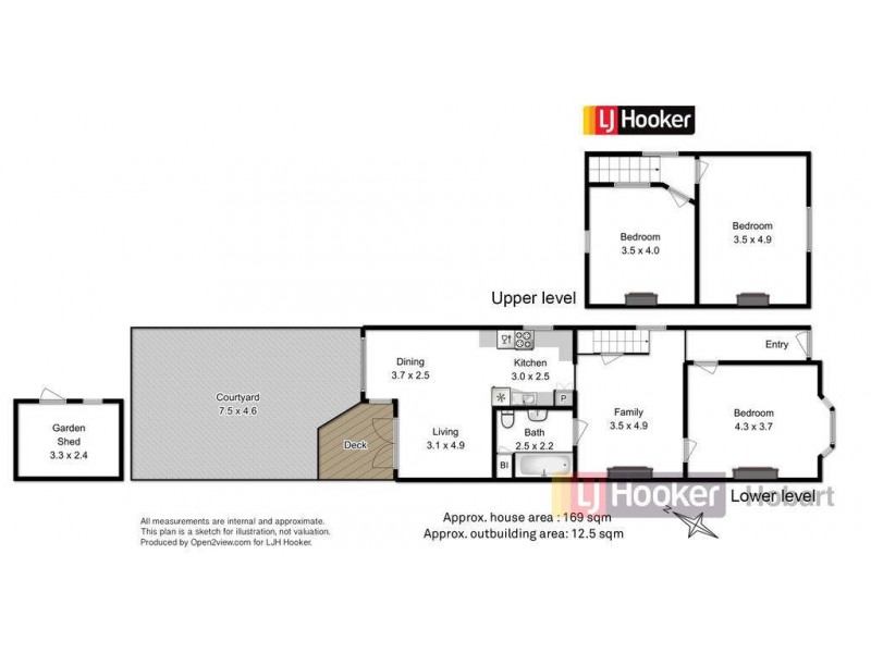 13 Scott Street, Glebe TAS 7000 Floorplan
