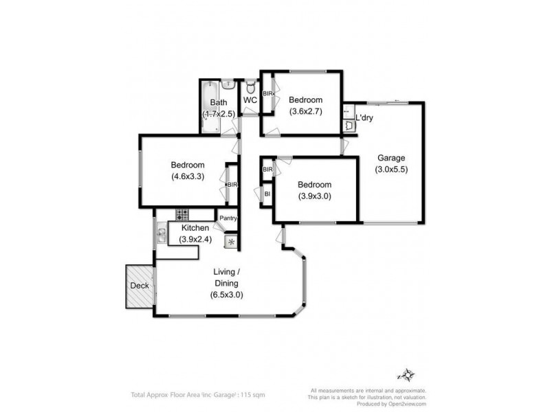 2/44 Jetty Road, Old Beach TAS 7017 Floorplan