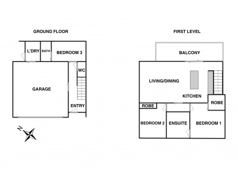 2-5/4 Lefroy Street, North Hobart TAS 7000 Floorplan
