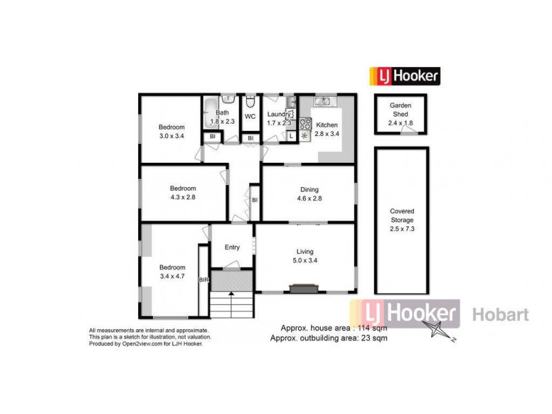 422 Brooker Highway, Derwent Park TAS 7009 Floorplan