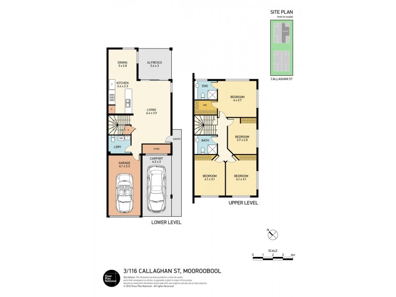 3/116 Callaghan Street, Mooroobool QLD 4870 Floorplan