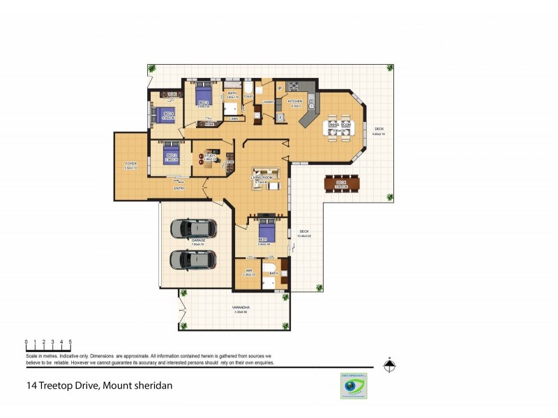 14 Treetop Drive, Mount Sheridan QLD 4868 Floorplan