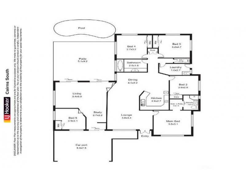 81 Verbena Drive, Mount Sheridan QLD 4868 Floorplan