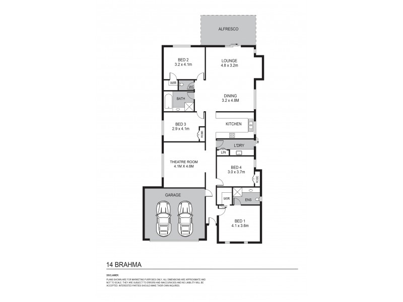 14 Brahma Street, Southern River WA 6110 Floorplan