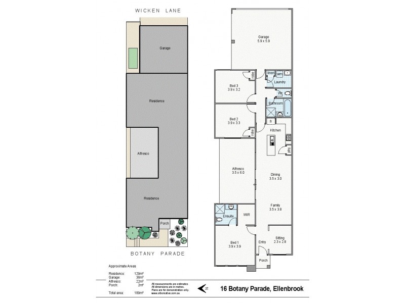 16 Botany Parade, Ellenbrook WA 6069 Floorplan