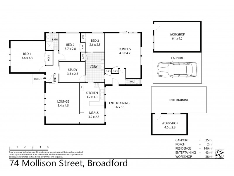 74 Mollison Street, Broadford VIC 3658 Floorplan