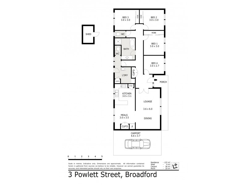 3 Powlett Street, Broadford VIC 3658 Floorplan