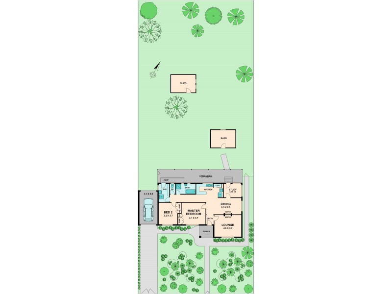 61 Piper Street, Broadford VIC 3658 Floorplan